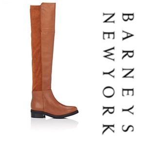Barneys New York, suede over-the-knee boots, sz 7